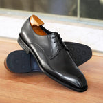 MEN'S IMITATION WOODGRAIN FASHION SQUARE TOE DRESS SHOES 59131483S