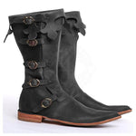 MEN'S MEDIEVAL RETRO LEATHER BOOTS 67668447YL