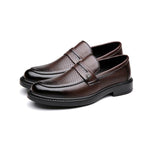 MEN'S CASUAL SLIP-ON HOLLOW DRESS SHOES 89248434S