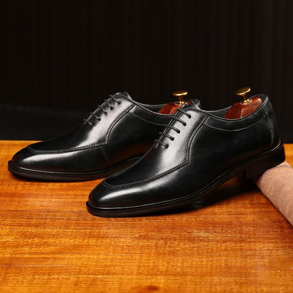 MEN'S RETRO BUSINESS LACE-UP OXFORD SHOES 16716285S