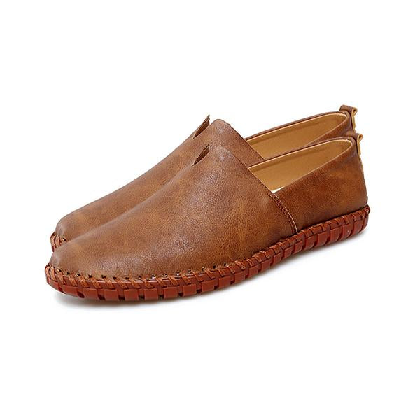 MEN'S HAND-SEWN SLIP-ON DRIVING FLATS 76905398S