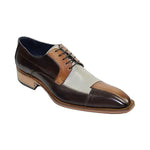 MEN'S BUSINESS RETRO COLOR BLOCK DRESS SHOES 84145781S