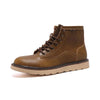 MEN'S RETRO LACE-UP THICK SOLE WORK STYLE BOOTS 86679249S