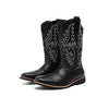 MEN'S RETRO EMBROIDERED LEATHER BOOTS 00575432YL