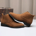 MEN'S STYLISH BUSINESS LACE-UP DESERT BOOTS 73086334S