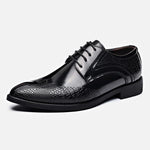 MEN'S BUSINESS CASUAL CROC PATTERN DRESS SHOES 87323924S