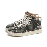 MEN'S CASUAL CAMOUFLAGE CANVAS HIGH-TOP SNEAKERS 81158803S