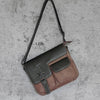 MEN'S MATTE LEATHER MULTI-POCKET MESSENGER BAG 06591414S