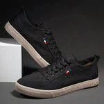 MEN'S SIMPLE HOLIDAY LACE-UP CANVAS CASUAL SHOES 51896070S