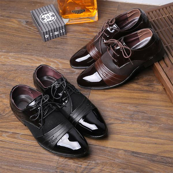 MEN'S LACE UP RETRO WEDDING SHOES 78874959YL