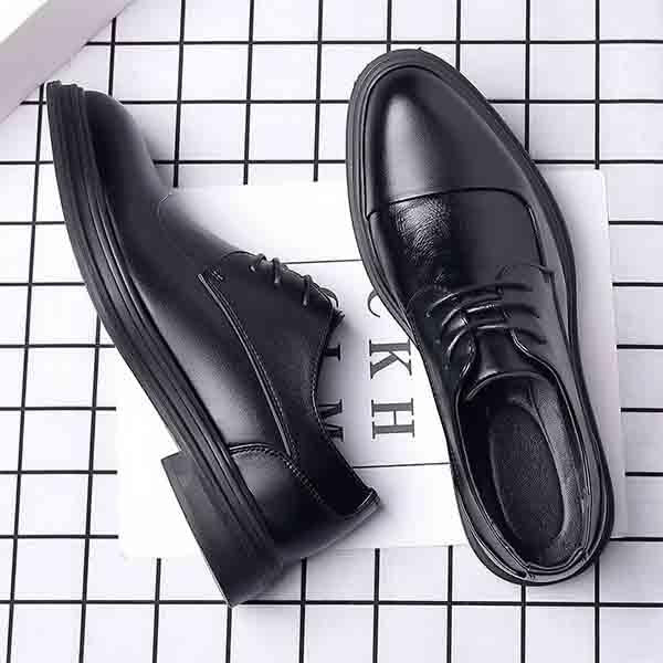 MEN'S RETRO LACE-UP CASUAL WEDDING SHOES 99866772YL