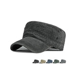 MEN'S WASHED AND DISTRESSED CASUAL FLAT HAT 48262616S