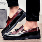 MEN'S FASHION TASSEL SLIP-ON BROGUE LOAFERS 68006675S