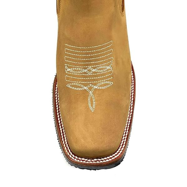 MEN'S VINTAGE EMBROIDERED SLIP-ON CHELSEA BOOTS 52612418S