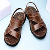 MEN'S CASUAL LEATHER  TWO WEAR BEACH SANDALS 84135012YL