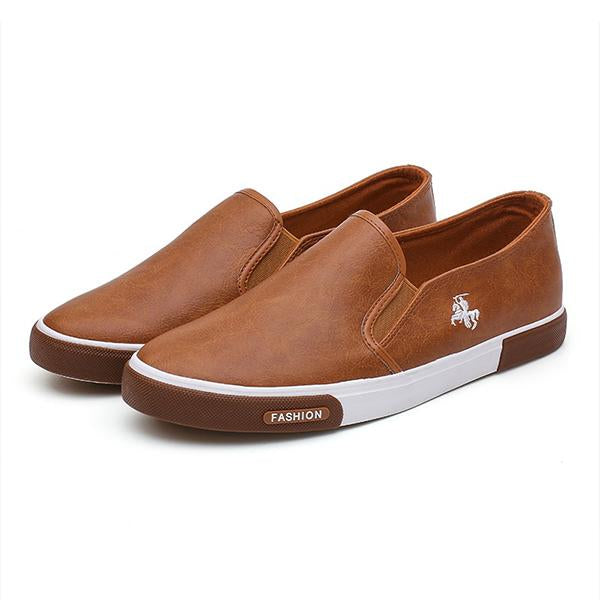 MEN'S RETRO SLIP-ON FLATS 91147835S