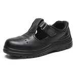 MEN'S BREATHABLE STEEL TOE VELCRO SAFETY SHOES 10609640S