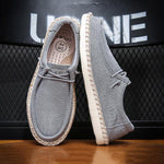 MEN'S RETRO CASUAL DRIVING BREATHABLE CANVAS SHOES 47958728S