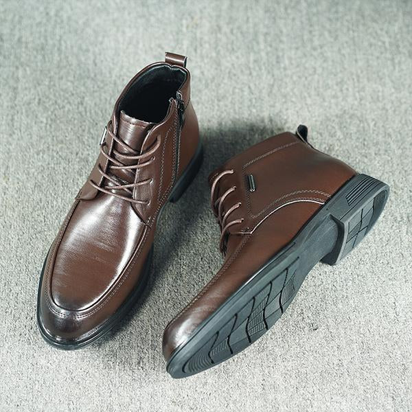 MEN'S CASUAL BUSINESS LACE UP ANKLE BOOTS 02817034S