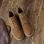 MEN'S CASUAL SUEDE NON-SLIP LACE-UP BOOTS 42308135S