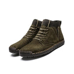 MEN'S CASUAL HAND-STITCHED ANKLE BOOTS 16230619S