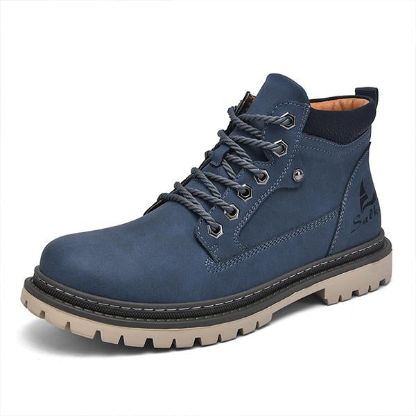 MEN'S TRENDY MID-TOP WORK STYLE BOOTS 49836180S