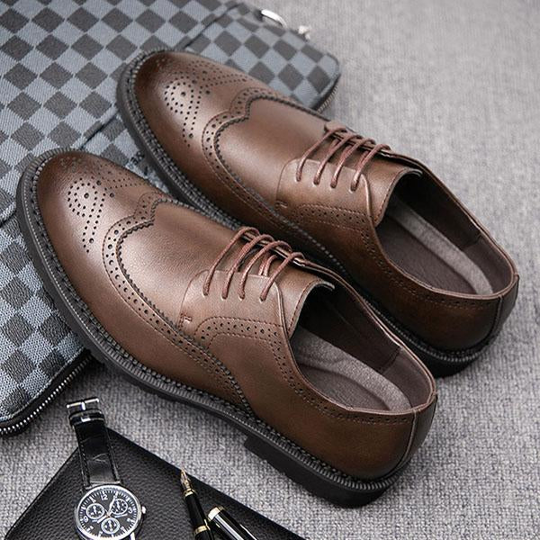 MEN'S BUSINESS LEATHER SHOES 56567766YL