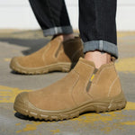 MEN'S PUNCTURE-PROOF PLUSH LINING SAFETY SHOES 93937579S