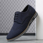 MEN'S BROGUE SUEDE LOW-TOP CASUAL SHOES 09774572S