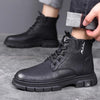 MEN'S CASUAL THICK SOLE WORK STYLE BOOTS 66110839S