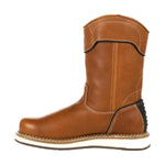 MEN'S CASUAL ROUND TOE SLIP-ON MID-CALF BOOTS 92200909S