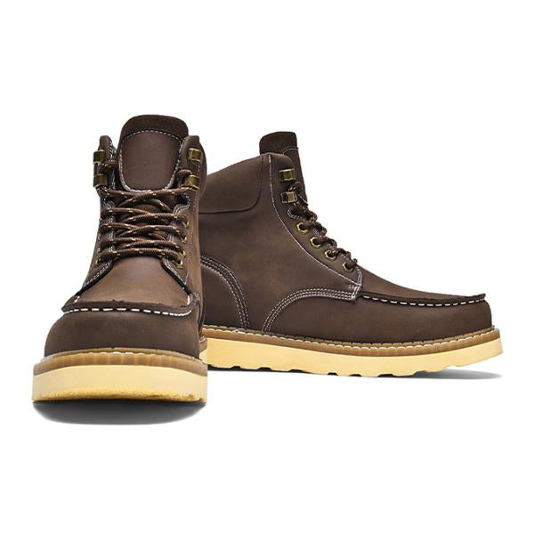 MEN'S CASUAL MID-CUT THICK SOLE WORK STYLE BOOTS 48268963S