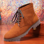 MEN'S CASUAL NUBUCK SUEDE LACE-UP BOOTS 53304863S