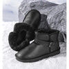 MEN'S BLACK ROUND TOE SNOW BOOTS 22860489YL