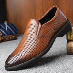 MEN'S HOLLOW BREATHABLE BUSINESS FORMAL DRESS SHOES 09127087S