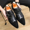 MEN'S POINTED CASUAL LEATHER SHOES 72259463YL