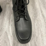 MEN'S BLACK WORKWEAR LACE UP BOOTS 09787744YL