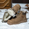 MEN'S CASUAL FLEECE THICK-SOLED WORK BOOTS 20507590S