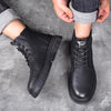 MEN'S CASUAL THICK SOLE WORK STYLE BOOTS 66110839S