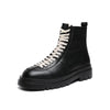 MEN'S STYLISH LACE-UP THICK-SOLED WORK STYLE BOOTS 78442838S