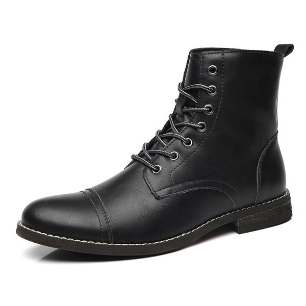 MEN'S POINTED RETRO LACE UP BOOTS 90169516YL