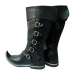 MEN'S RETRO BUCKLE DESIGN POINTED WESTERN BOOTS 73562095YL