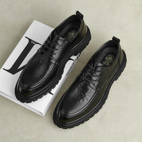 MEN'S STYLISH CASUAL LACE-UP GROOM SHOES 85351546S