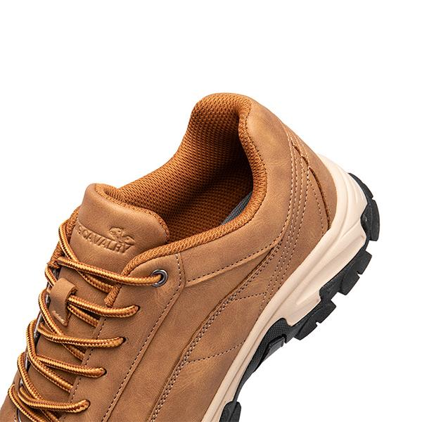 MEN'S LEATHER WEAR-RESISTANT OUTDOOR HIKING SHOES 27321771S