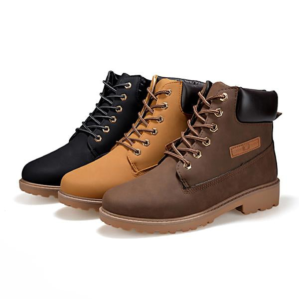 MEN'S CASUAL NON-SLIP LACE-UP BOOTS 67160856S