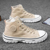 MEN'S CASUAL LACE-UP HIGH-TOP CANVAS SHOES 34909320S