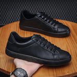 MEN'S SIMPLE CASUAL LACE-UP SNEAKERS 35243505S