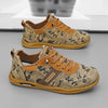 MEN'S RETRO CAMOUFLAGE CASUAL FLAT SNEAKERS 11410527S