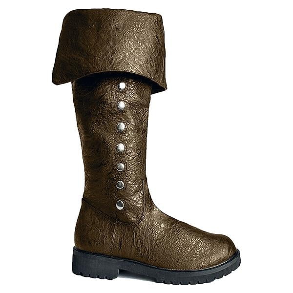 MEN'S RETRO MEDIEVAL LEATHER BOOTS 95622548YL