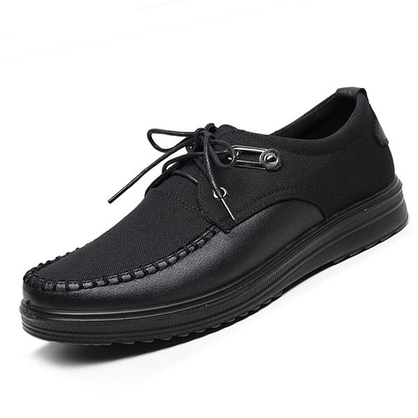 MEN'S LACE UP CASUAL CLOTH SHOES 87164252YL